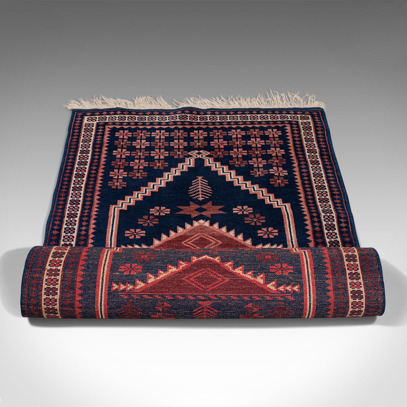 Vintage Anatolian Hallway Rug, Turkish, Woven, Carpet, Wall, circa 1970 For Sale 7