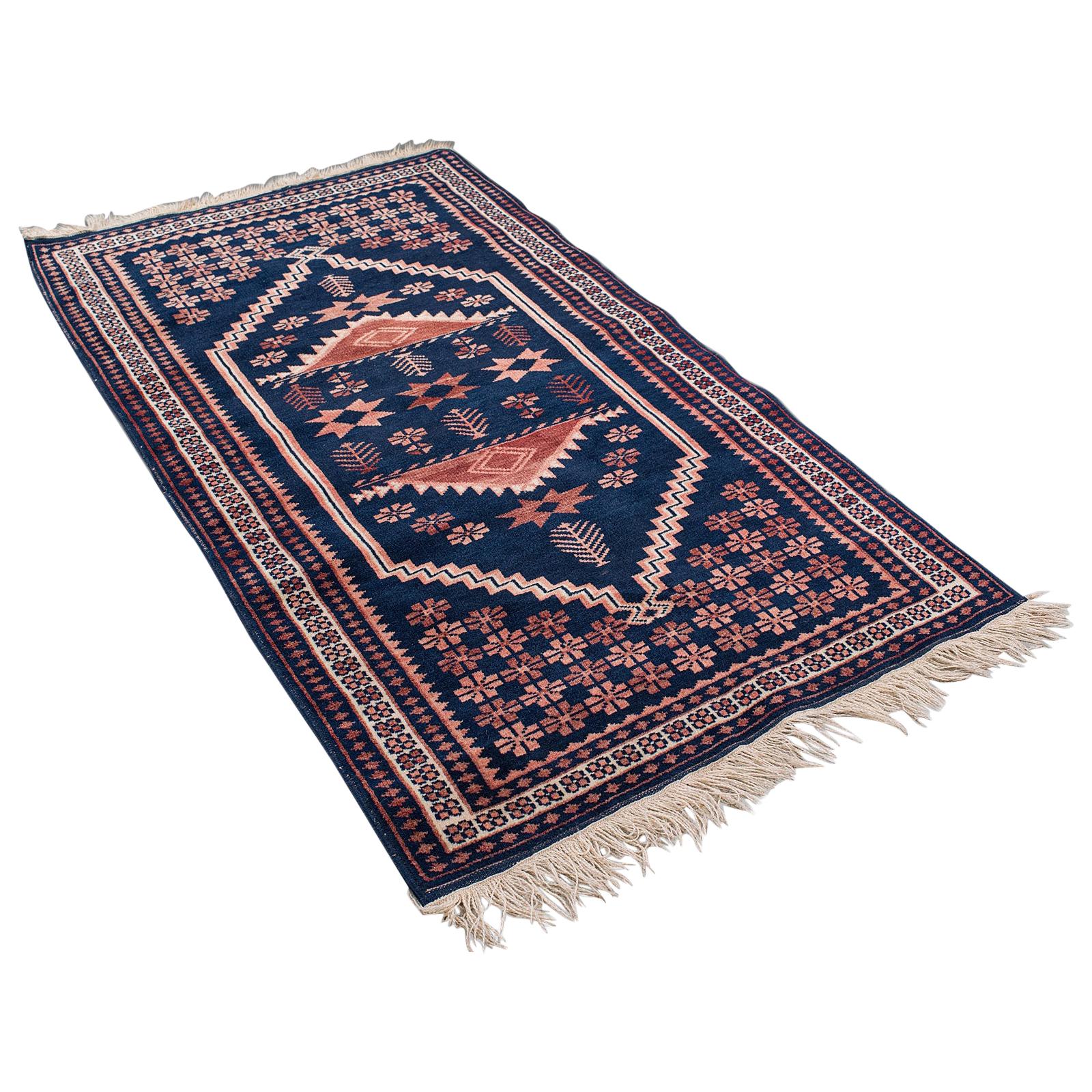 Vintage Anatolian Hallway Rug, Turkish, Woven, Carpet, Wall, circa 1970 For Sale