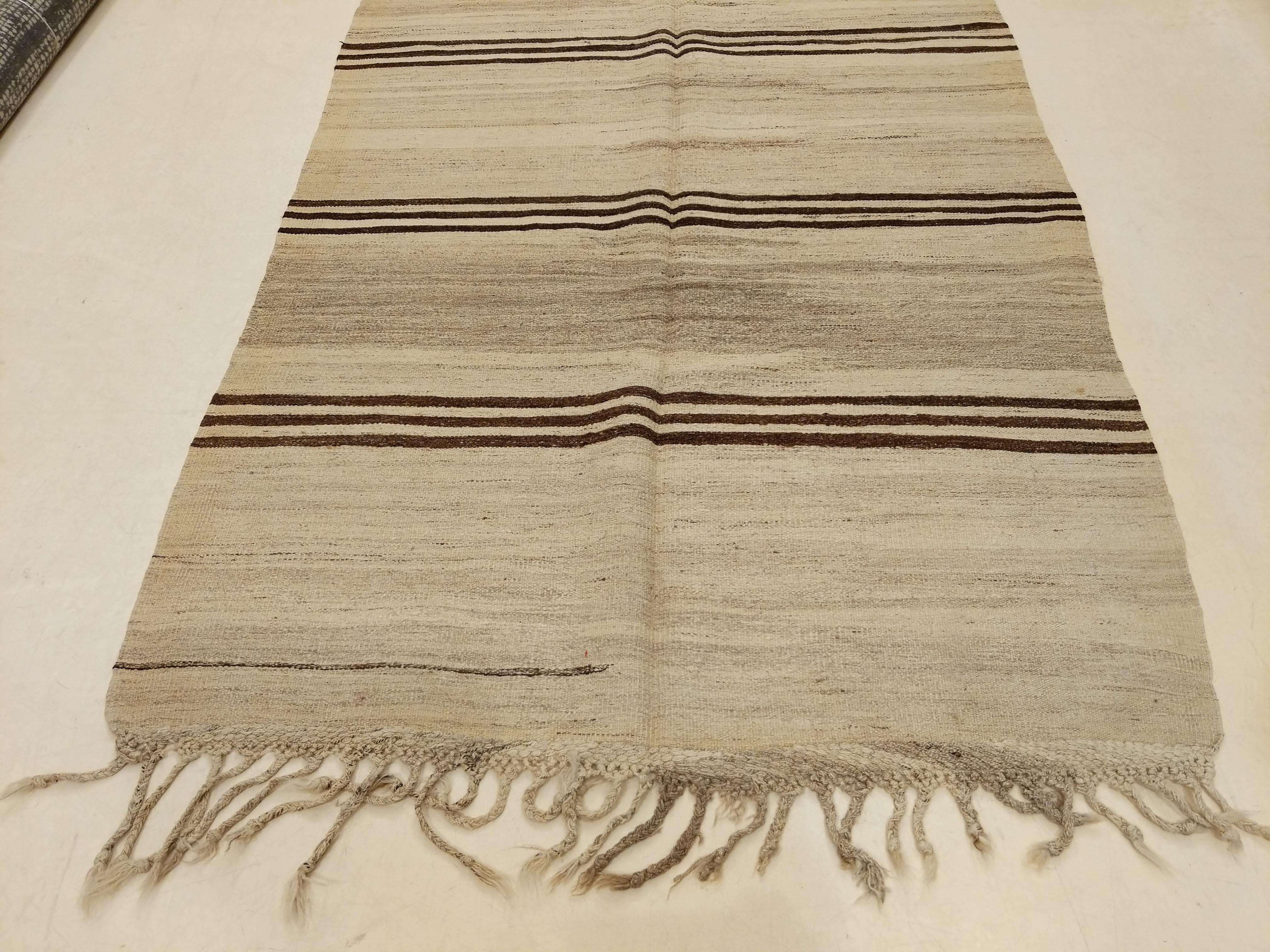 Flat-weaves of this type were woven in the villages located around Karapinar, situated in the central Anatolian plain not far from Catal Huyuk, one of the cradles of civilization dating to the early Neolithic period. These kilims were woven using