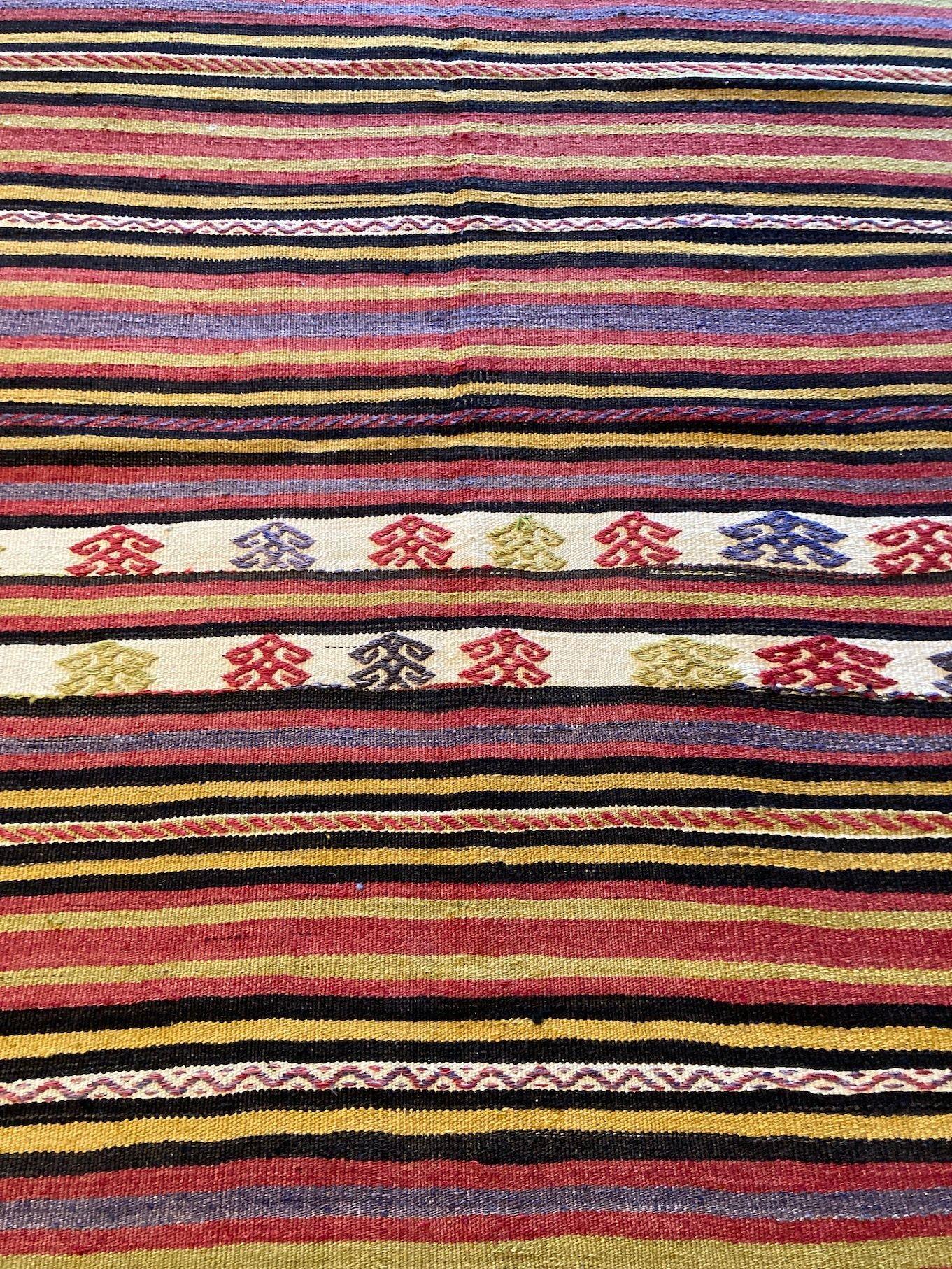 Mid-20th Century Vintage Anatolian Kilim For Sale