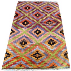 Vintage Anatolian Kilim 1.83m x 1.17m