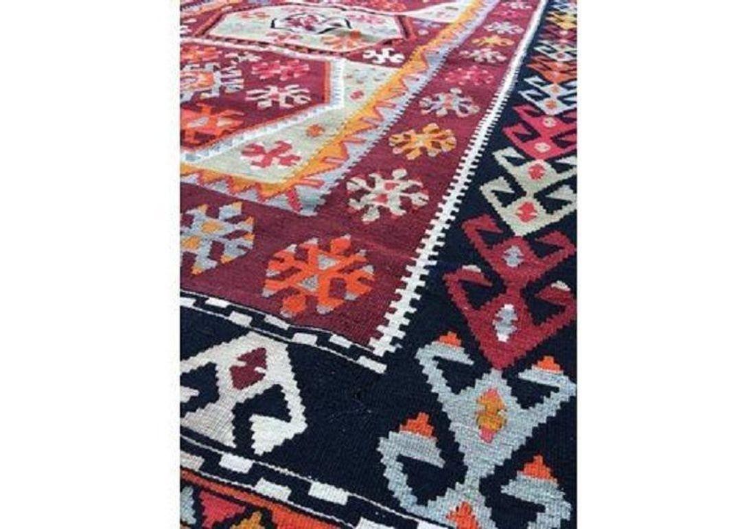 Vintage Anatolian Kilim 2.44m X 1.54m (Wolle) im Angebot
