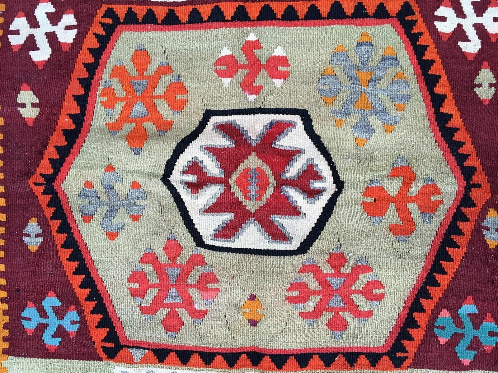 Vintage Anatolian Kilim 2.44m X 1.54m im Angebot 2