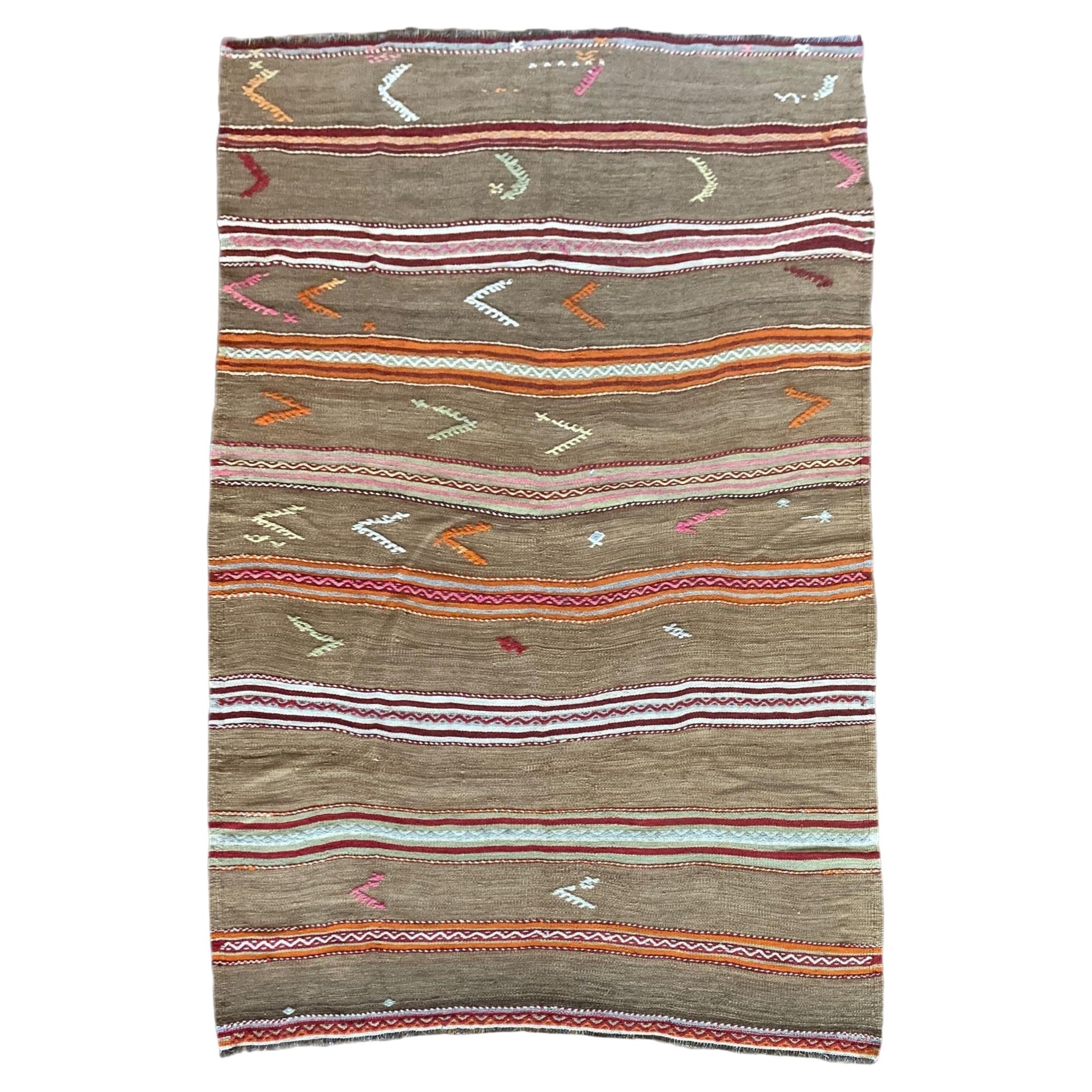 Vintage Anatolischer Kelim 2,55m x 1,55m