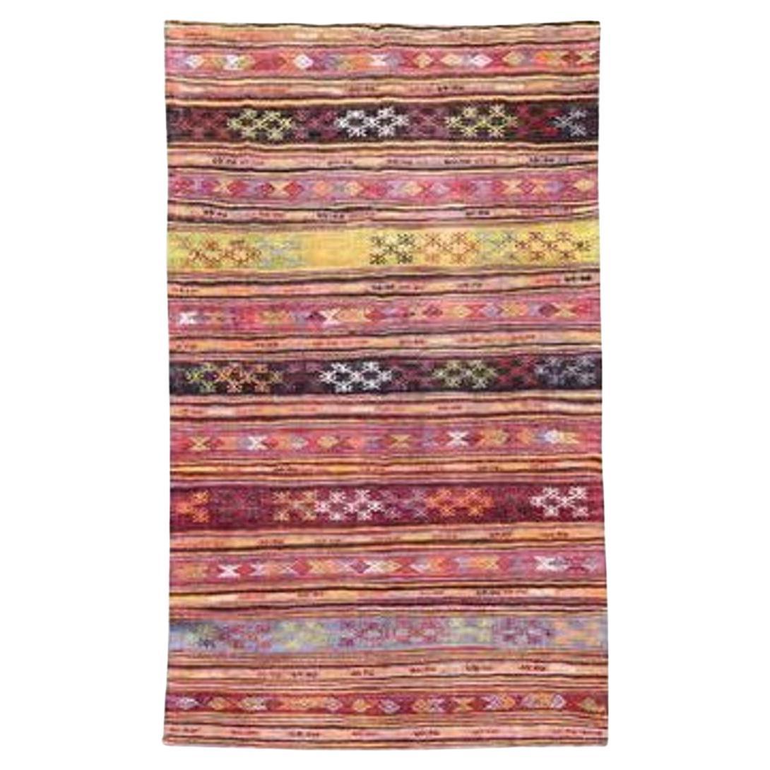 Vintage Anatolian Kilim 2.59m X 1.52m