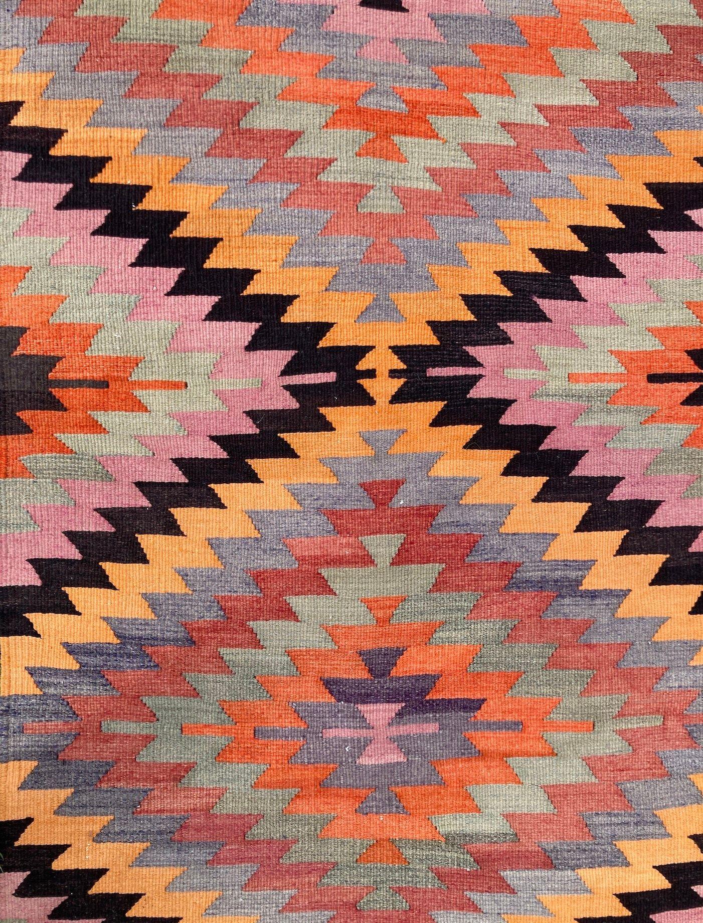 Vintage Anatolischer Kelim 2,75m x 1,97m im Angebot 6