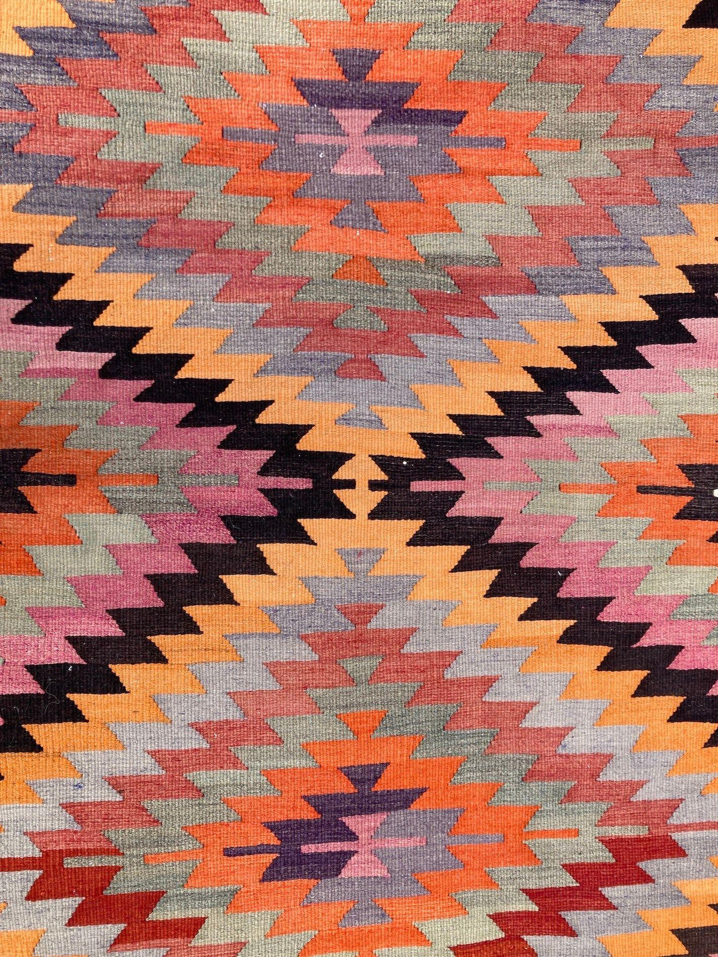 Vintage Anatolischer Kelim 2,75m x 1,97m im Angebot 7