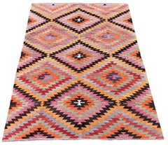 Kilim anatolio vintage de 2,75 m x 1,97 m