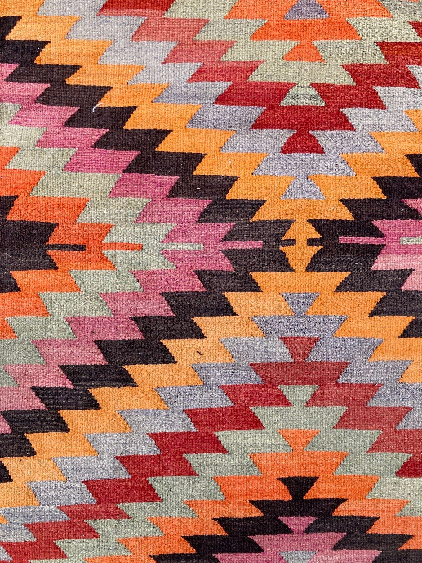 Vintage Anatolischer Kelim 2,75m x 1,97m im Angebot 1