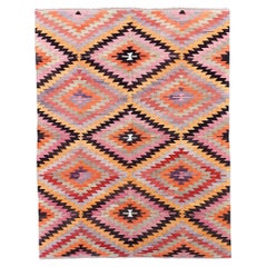 Kilim anatolio vintage de 2,75 m x 1,97 m