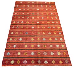 Kilim anatolico vintage di 2,82 m x 1,76 m