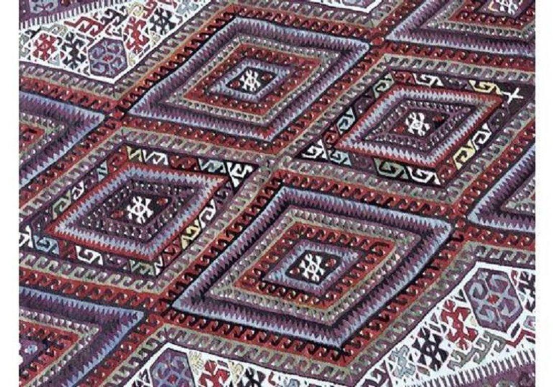 Vintage Anatolischer Kelim 2,97m x 1,57m (Wolle) im Angebot
