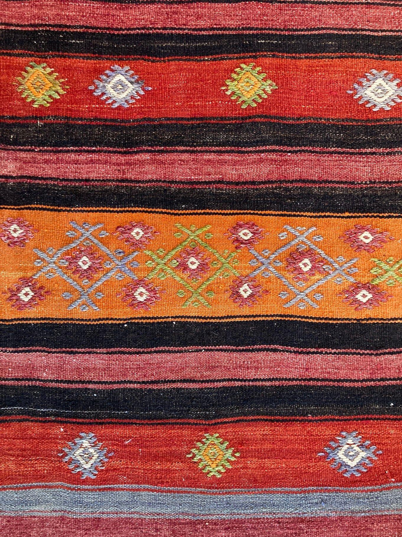 Turkish Vintage Anatolian Kilim For Sale