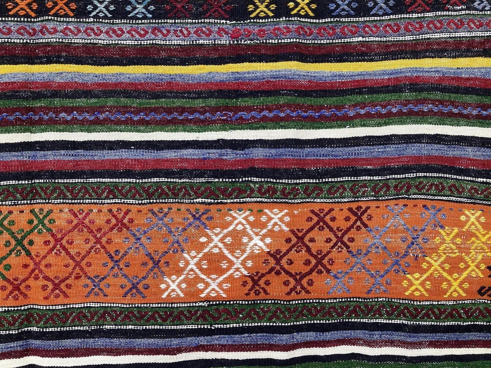 Turco Kilim anatolico vintage di 3,10 m x 1,68 m in vendita