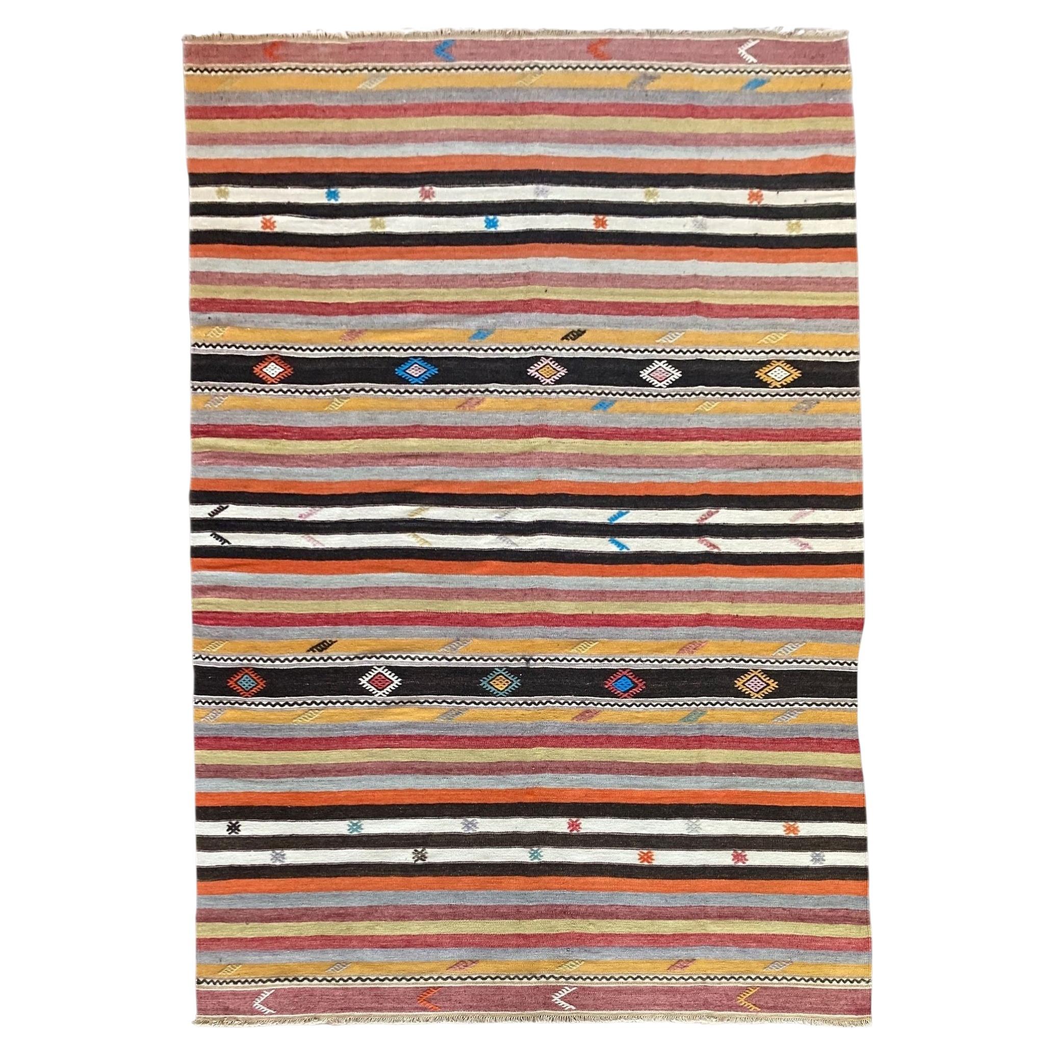 Vintage Anatolian Kilim 3.15m x 1.94m