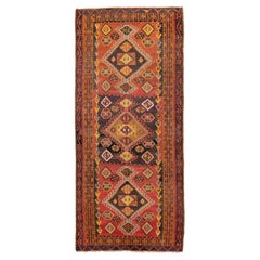 Rug & Kilim vintage dell'Anatolia con disegno a scala di medaglioni