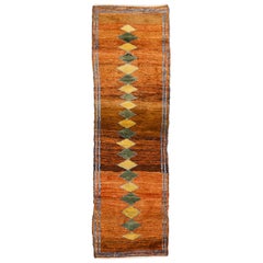 Vintage Anatolian Kurdish Rug with Diamonds