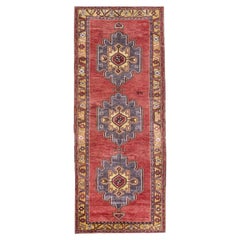 Tapis vintage Anatolian-Oushak Gallery Taille  5'3 x 12'7