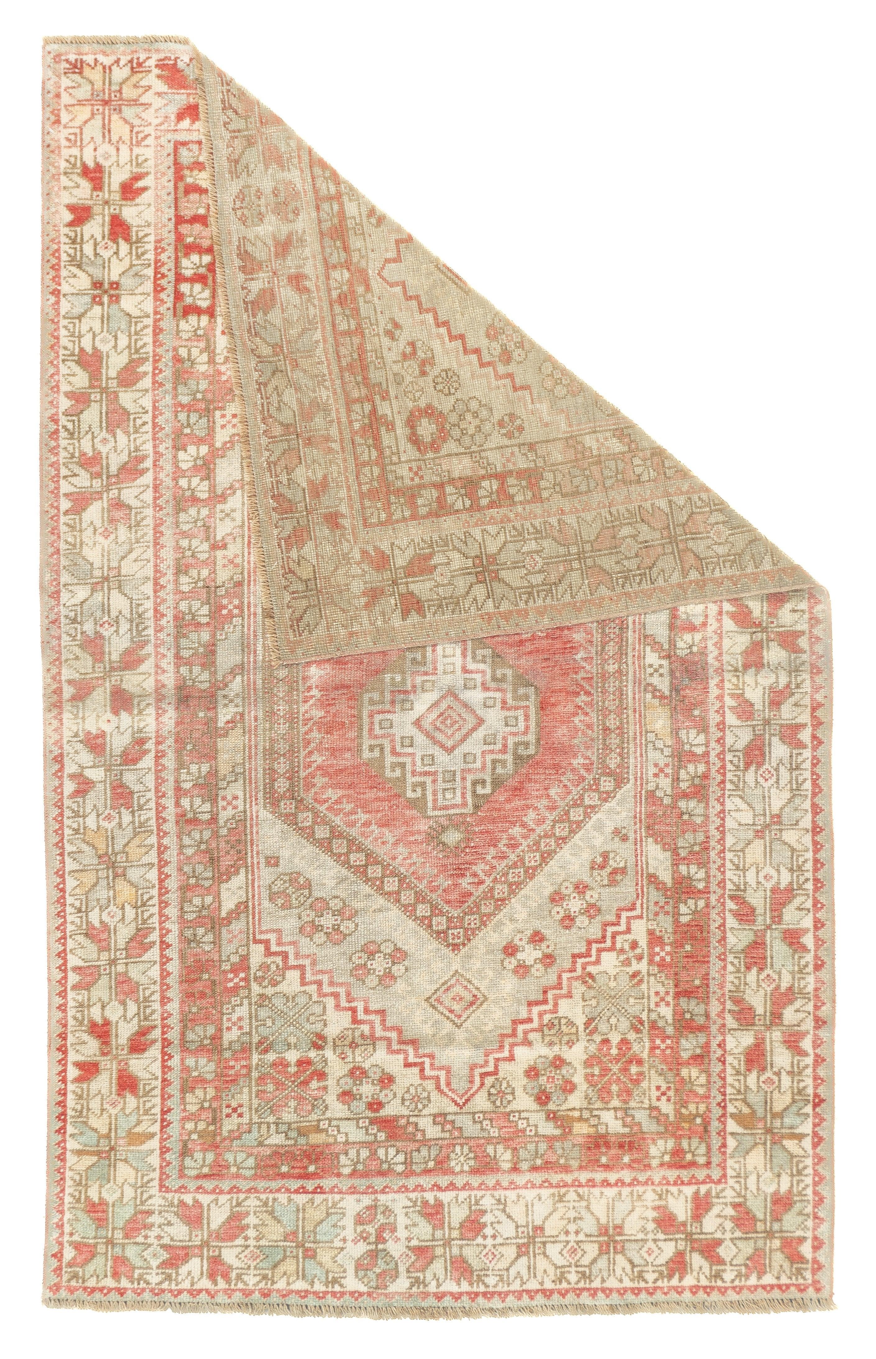 Vintage Anatolian Rug 3'5'' x 5'5''.