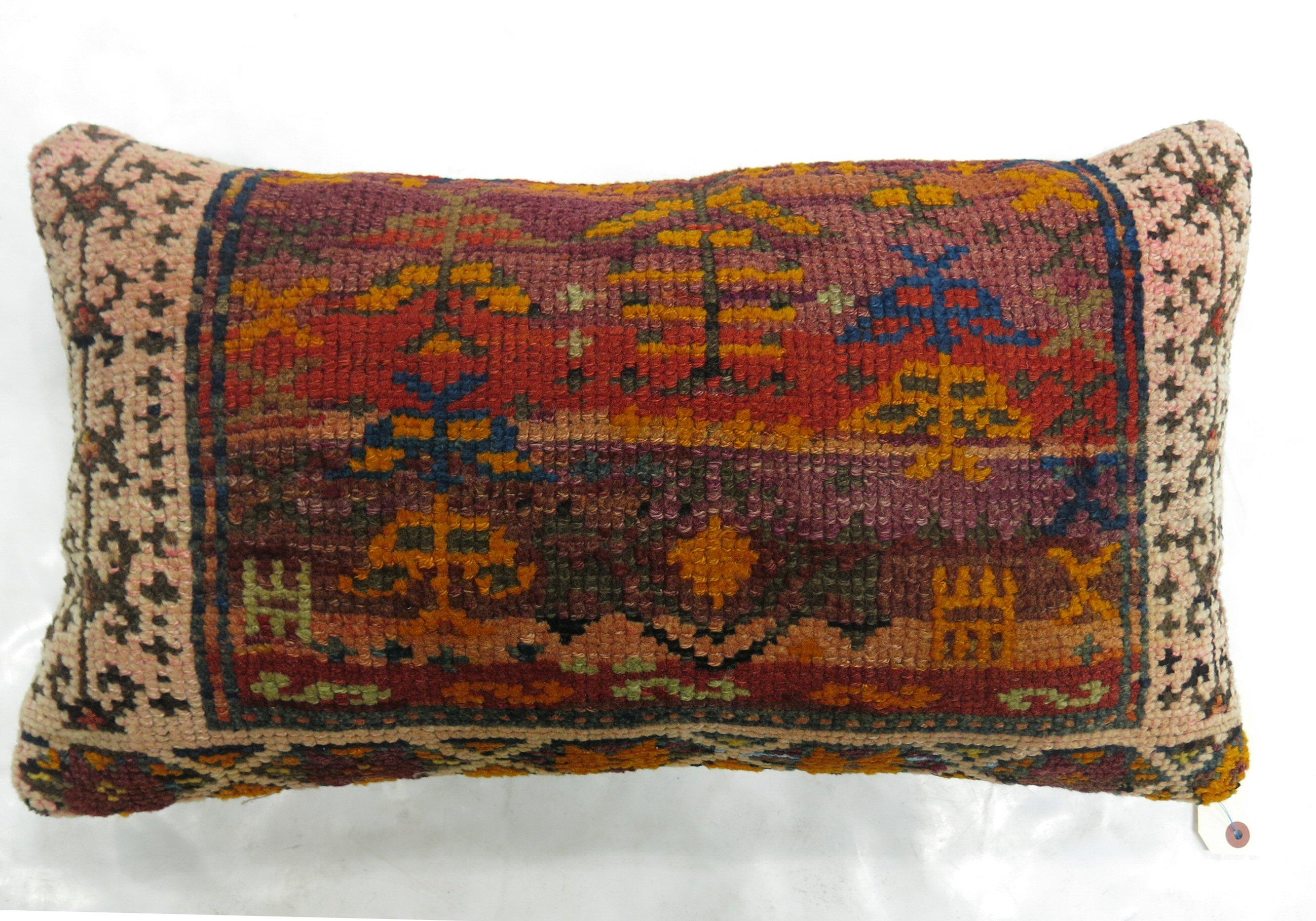 Turkish Tribal Vintage Anatolian Rug Pillow