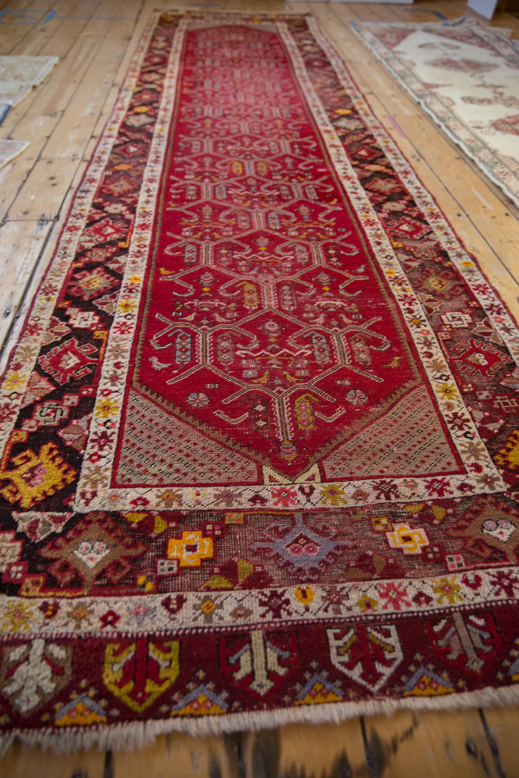 Mid-20th Century Vintage Anatolian Rug Runner For Sale