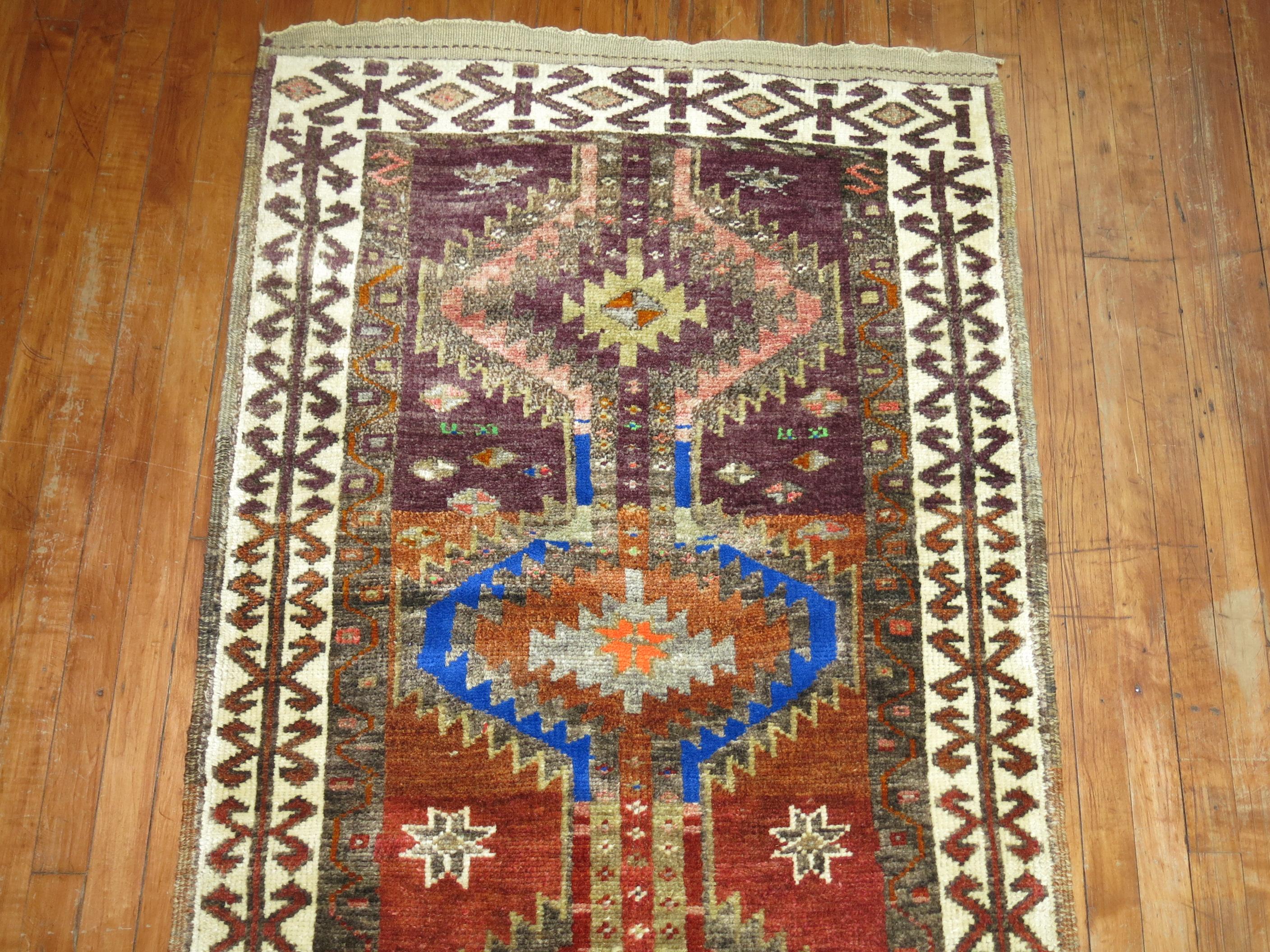 Vintage Turkish Anatolian Runner In Excellent Condition In New York, NY