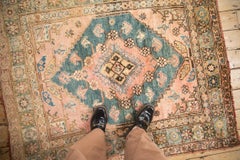 Vintage Anatolian Square Rug