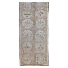Tappeto vintage in lana neutra Anatolian Tan 6'x13'5''