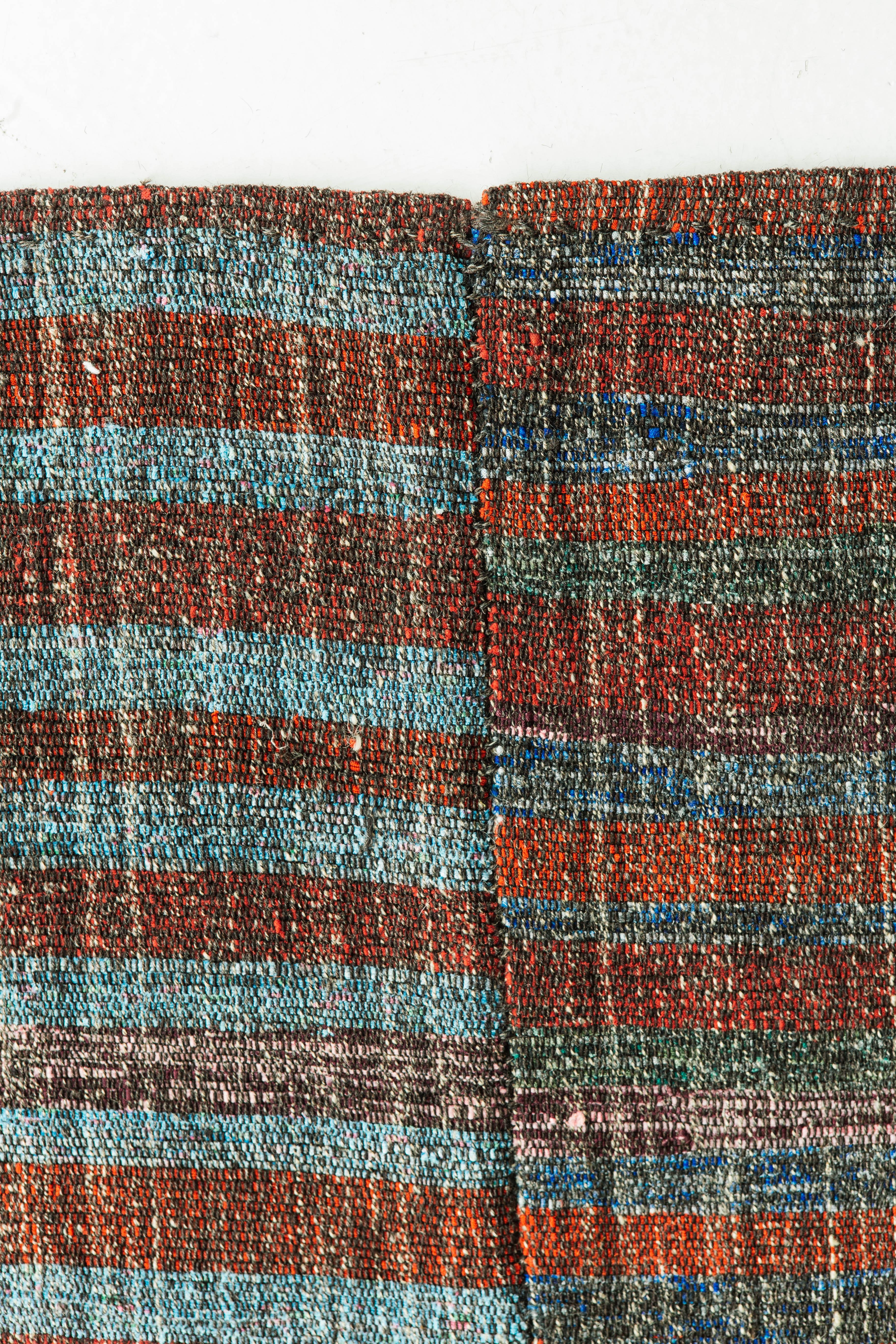 Vintage Anatolian Turkish Flat-Weave Kilim 8