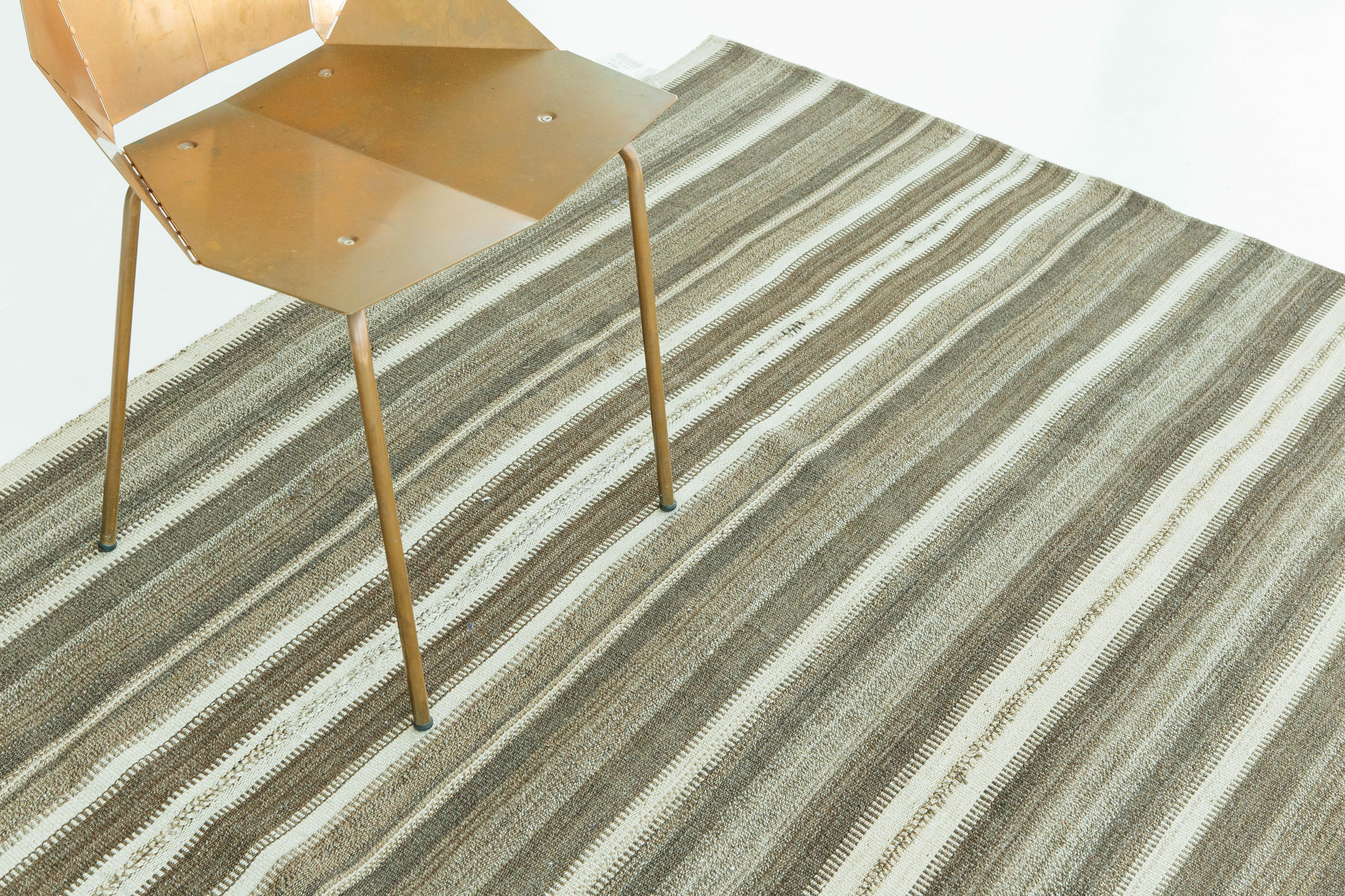 Kilim turco vintage de tejido plano de Anatolia en venta 7