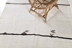 Vintage Anatolian Turkish Flat Weave Kilim