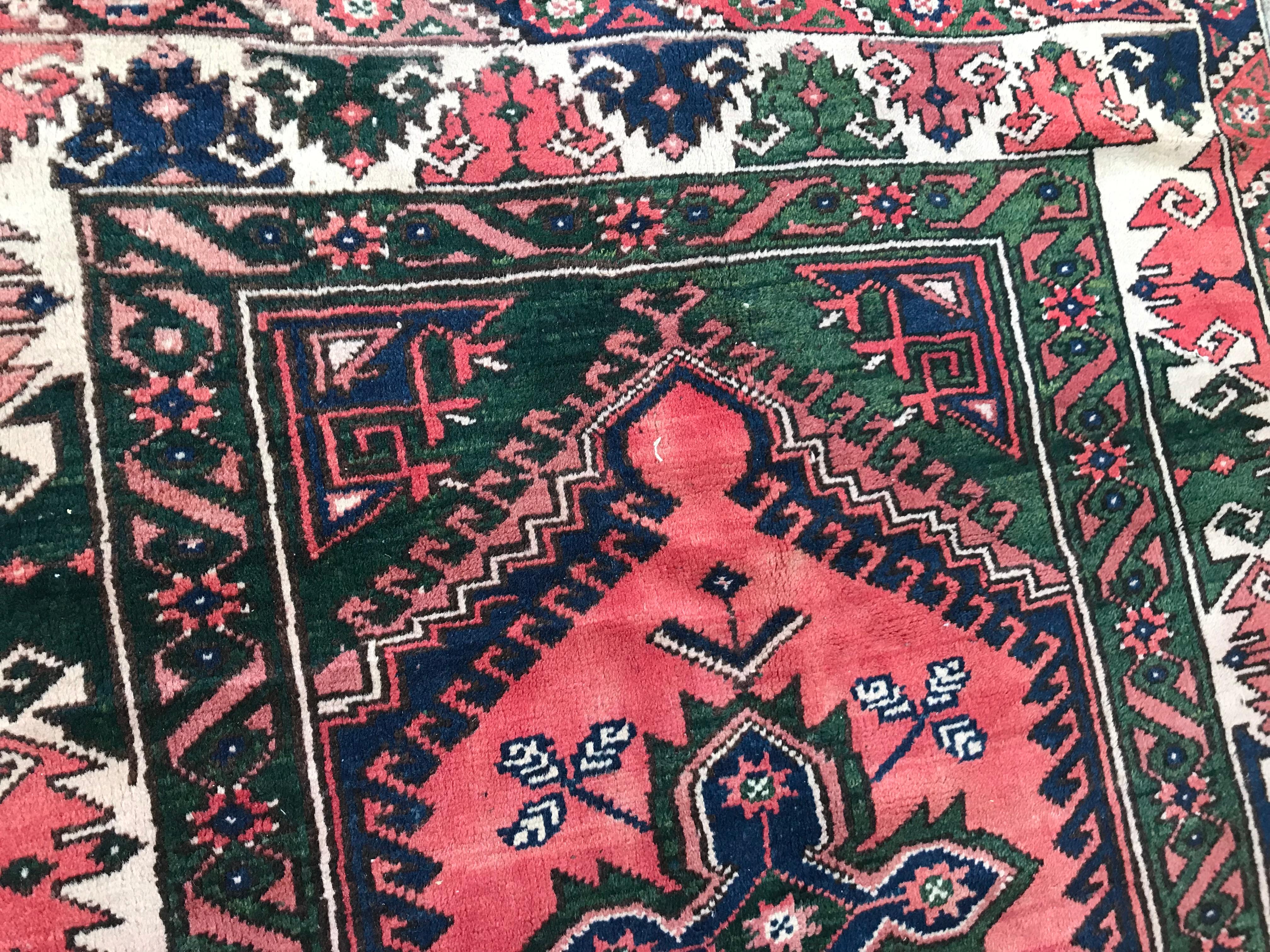 Bobyrug's Vintage Anatolisch Türkisch Konya Teppich im Zustand „Gut“ im Angebot in Saint Ouen, FR