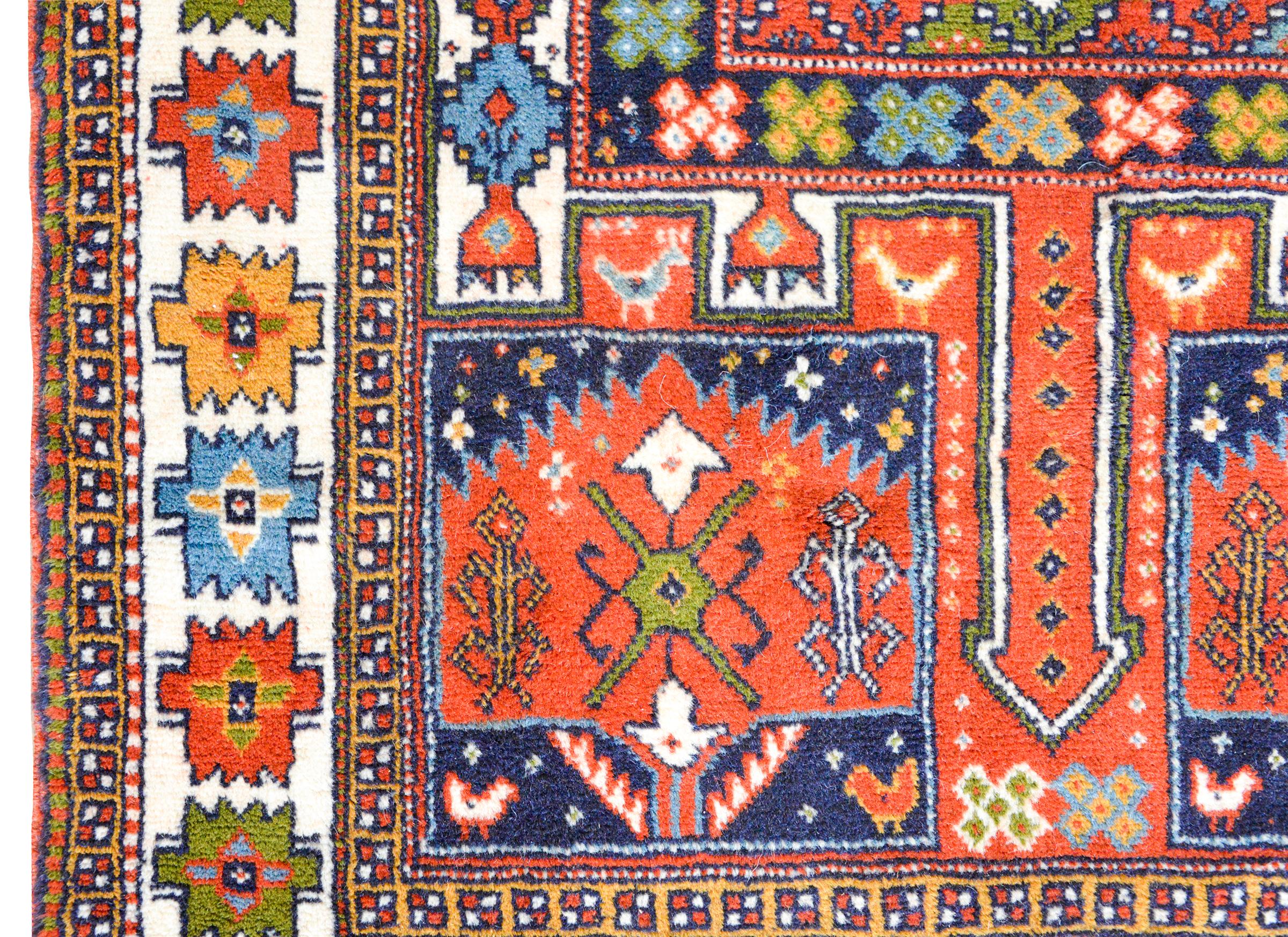 20th Century Vintage Anatolian Turkish Rug For Sale