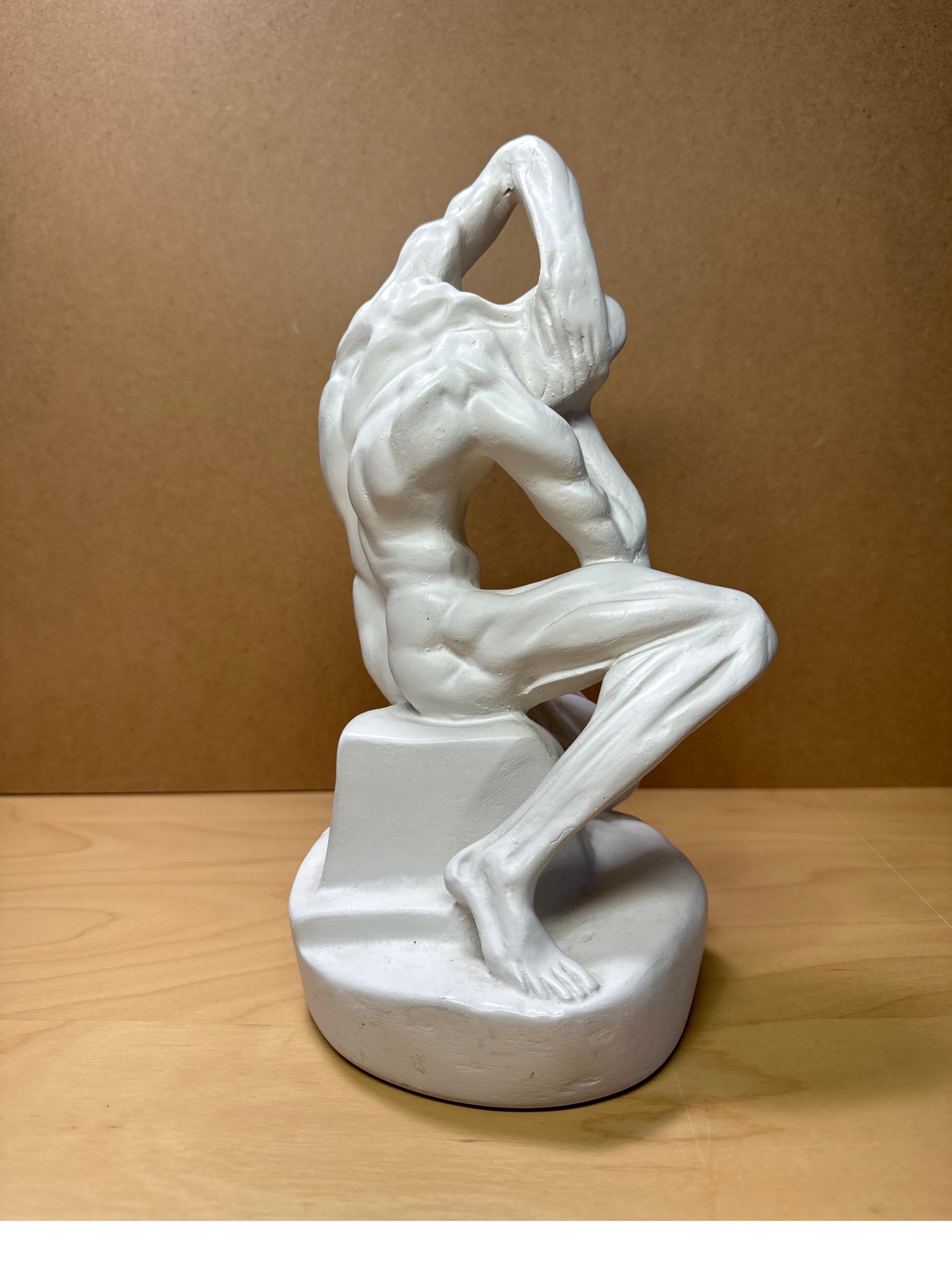 Skulptur „Anatomie des Mannes“ im Vintage-Stil (Barock) im Angebot
