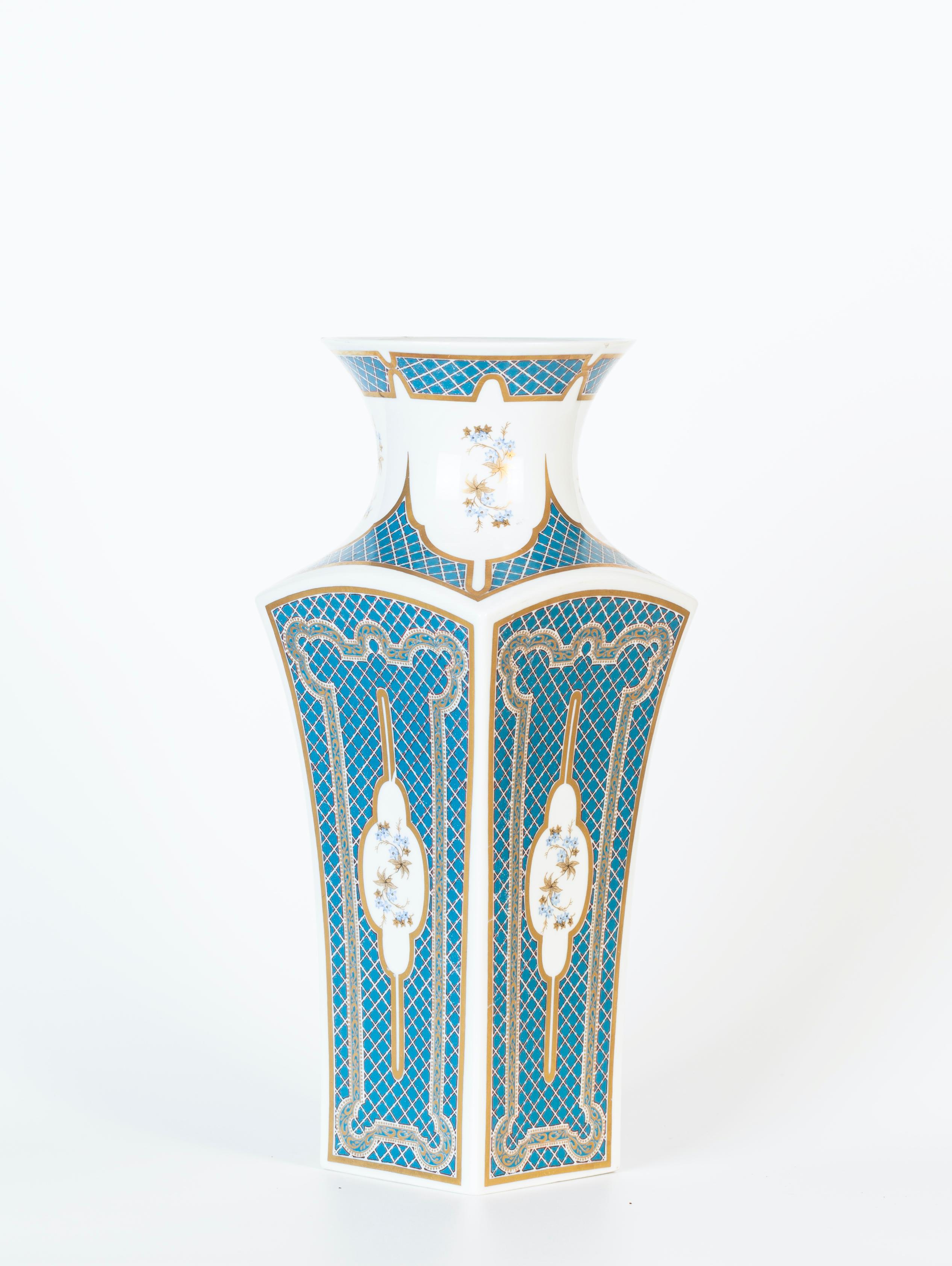 Italian Vintage Ancap Porcelain Vase, 1970s