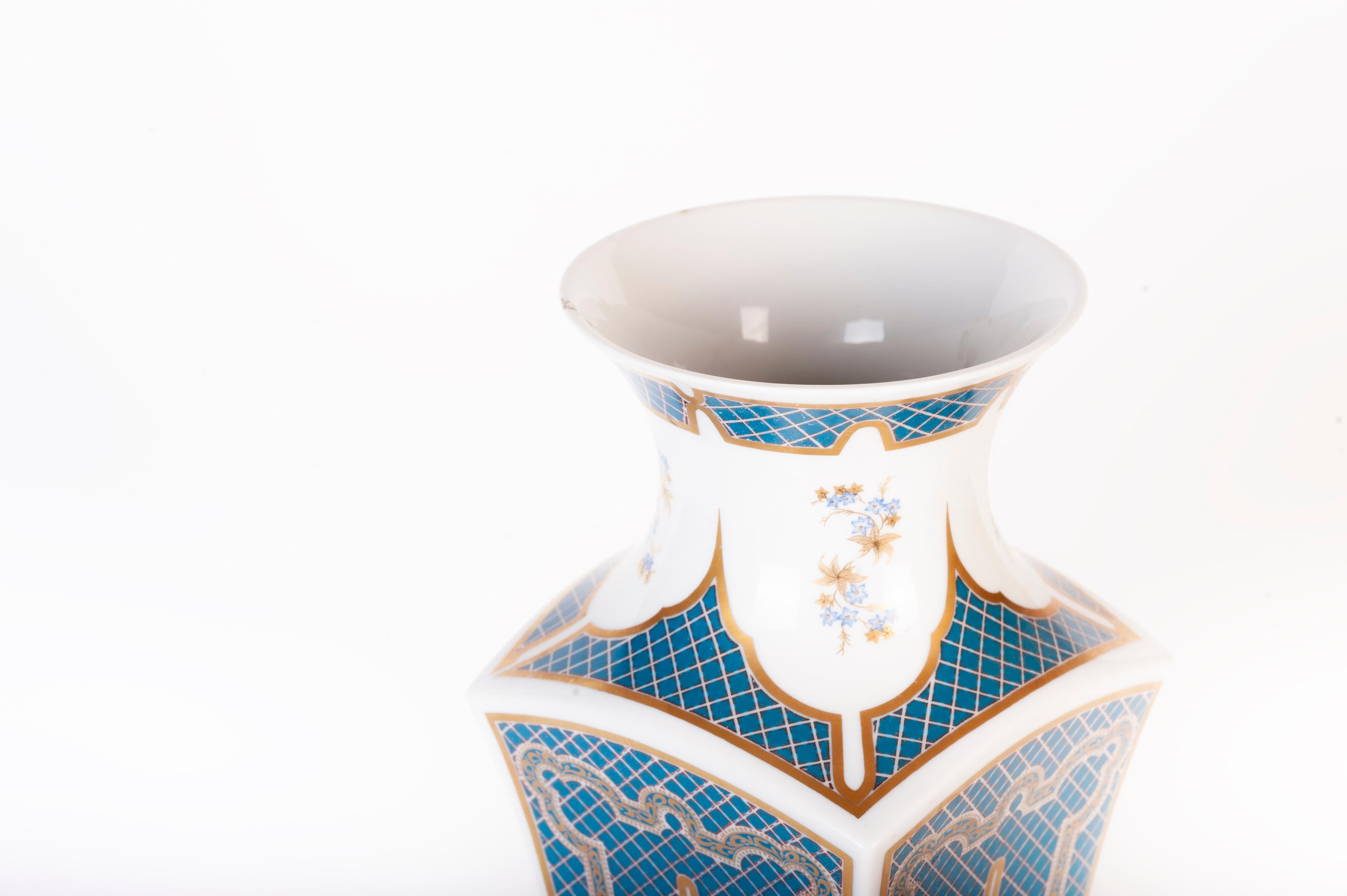 Late 20th Century Vintage Ancap Porcelain Vase, 1970s