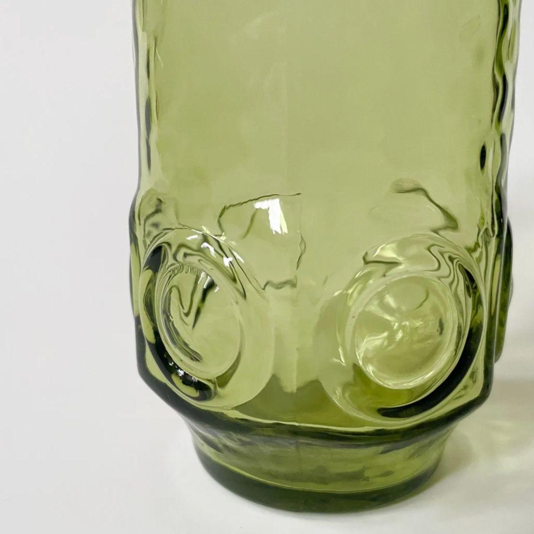 Set de 4 vasos vintage Anchor Hocking Heritage Hill verde aguacate en Bueno estado para la venta en Portsmouth, VA