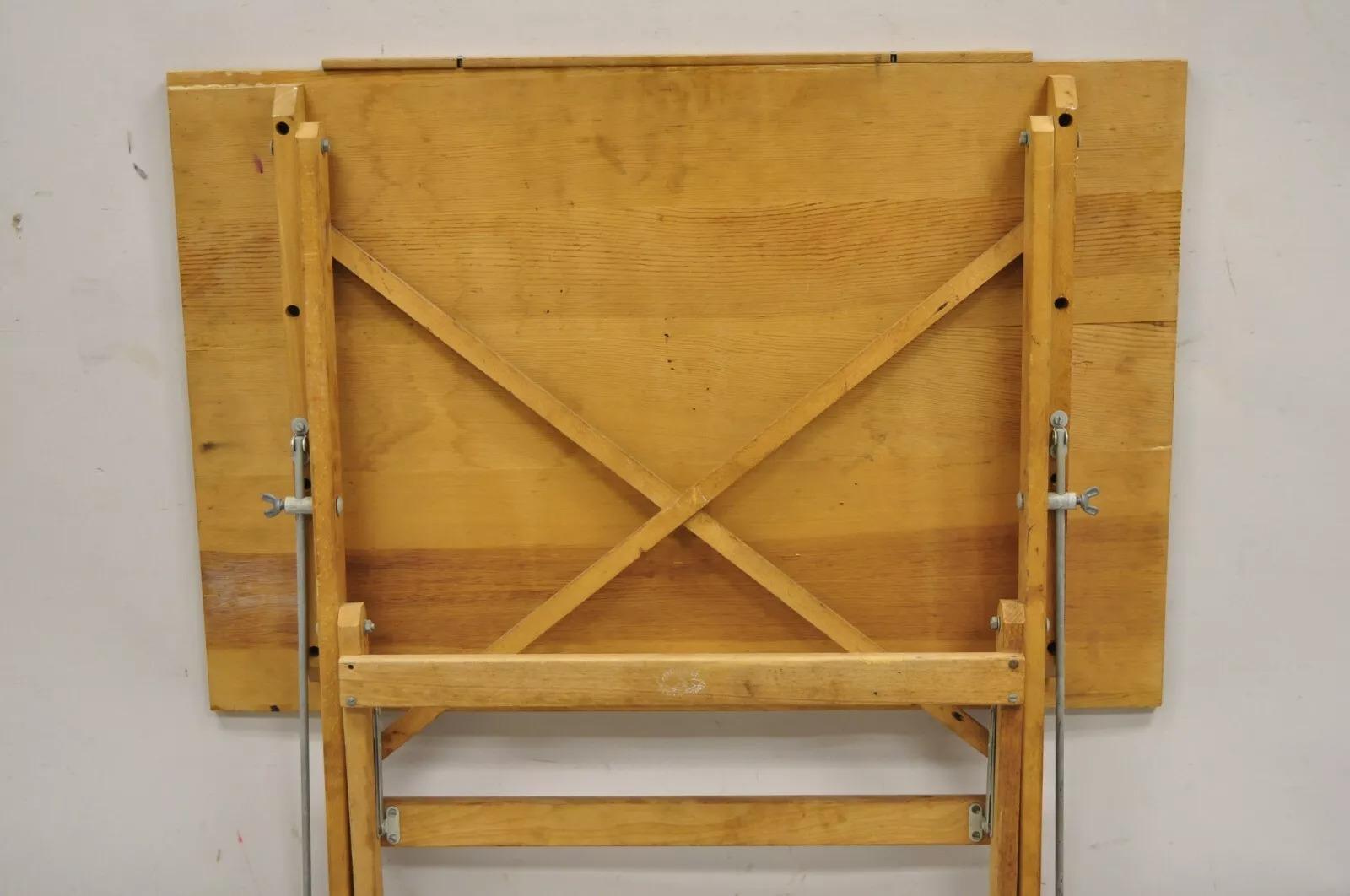 Table d'écriture Anco Bilt Folding Industrial Drafting Table en vente 4