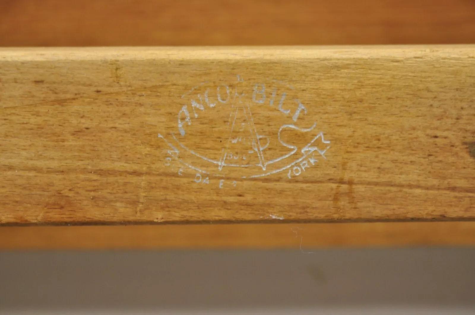 Table d'écriture Anco Bilt Folding Industrial Drafting Table en vente 2