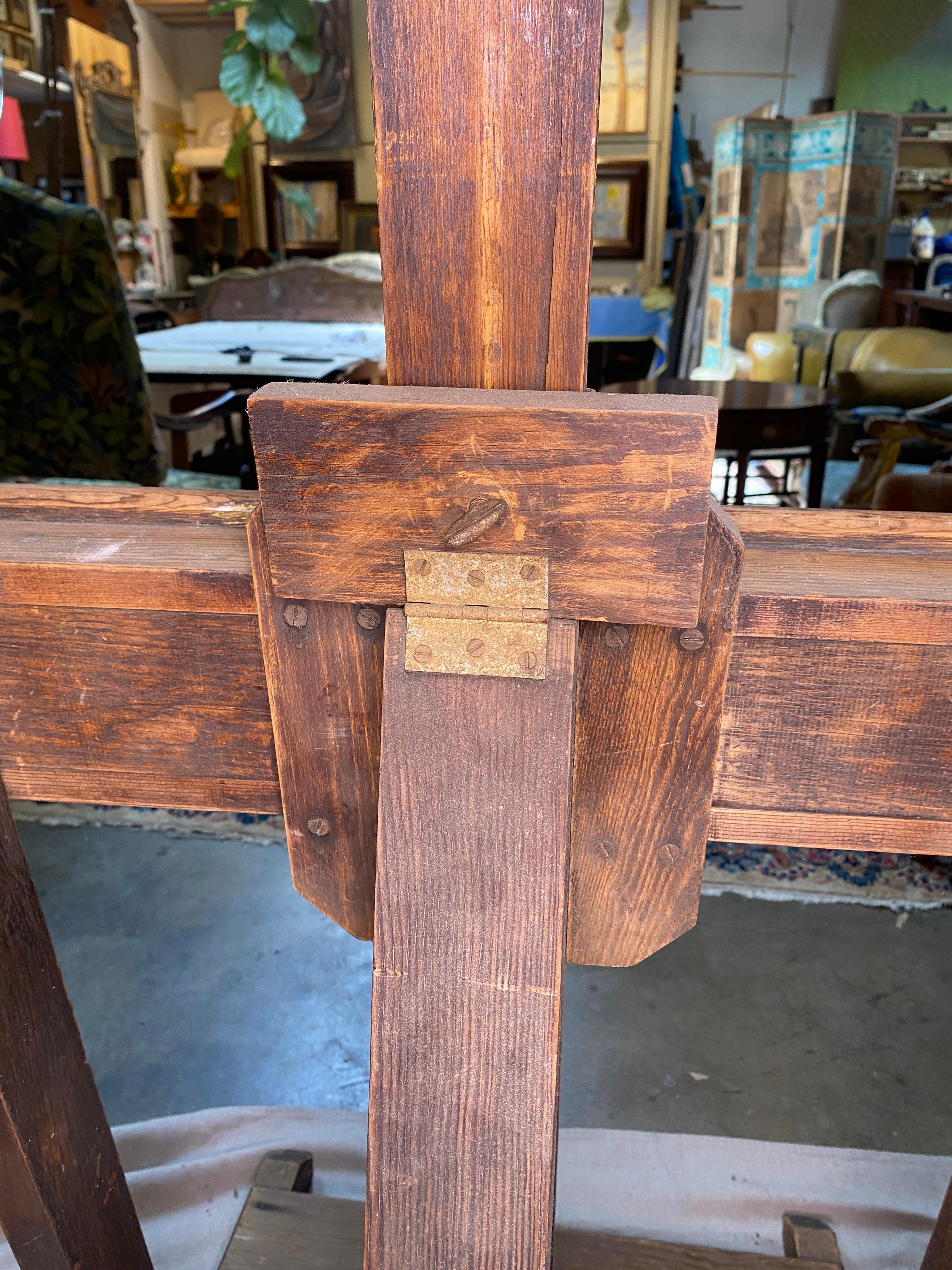 Vintage Anco Bilt Freestanding Easel In Good Condition For Sale In Los Angeles, CA