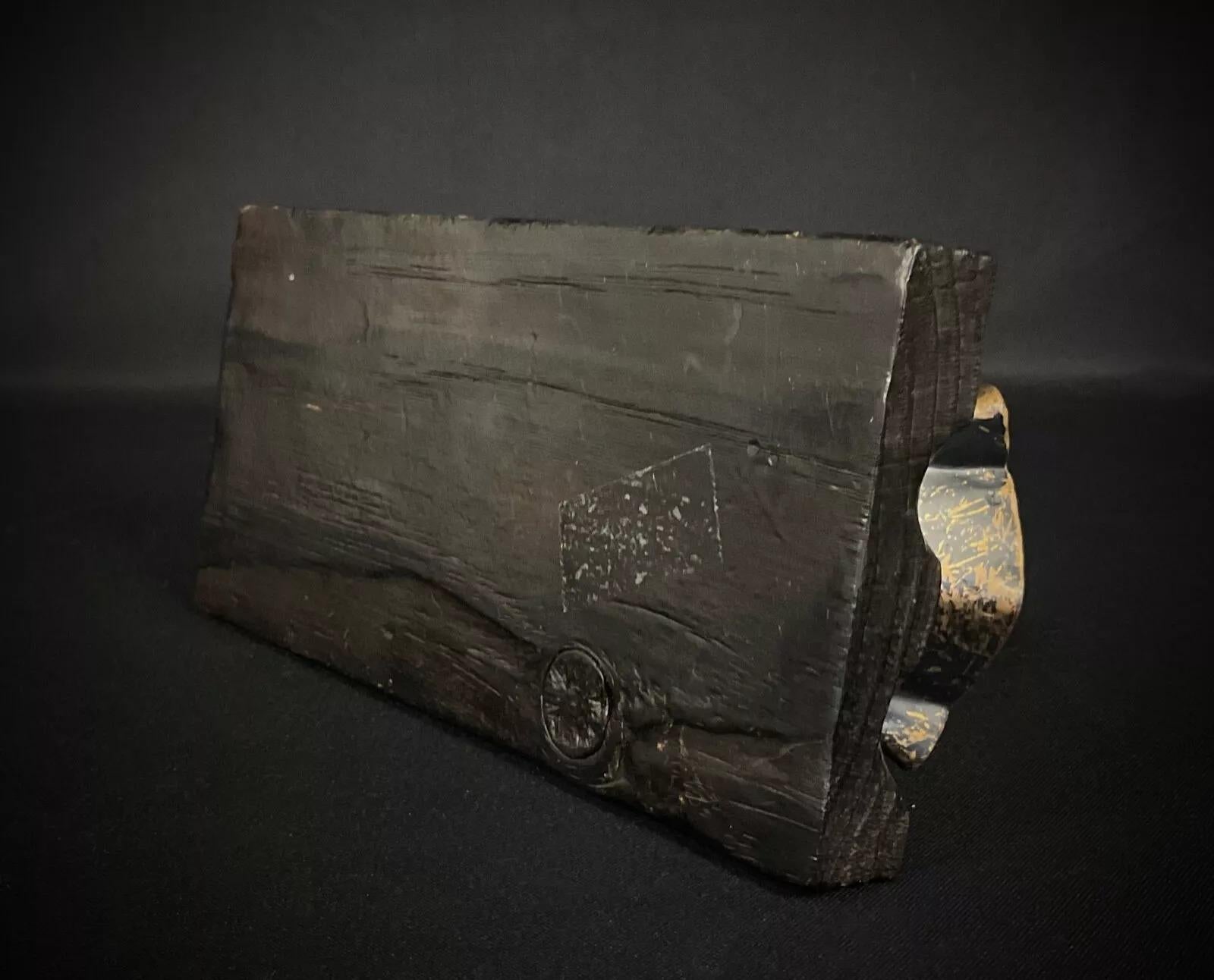 Inizio XX secolo Rara scultura in metallo del 1910 Ford su base di legno di Ferroantic - 2Y368 in vendita