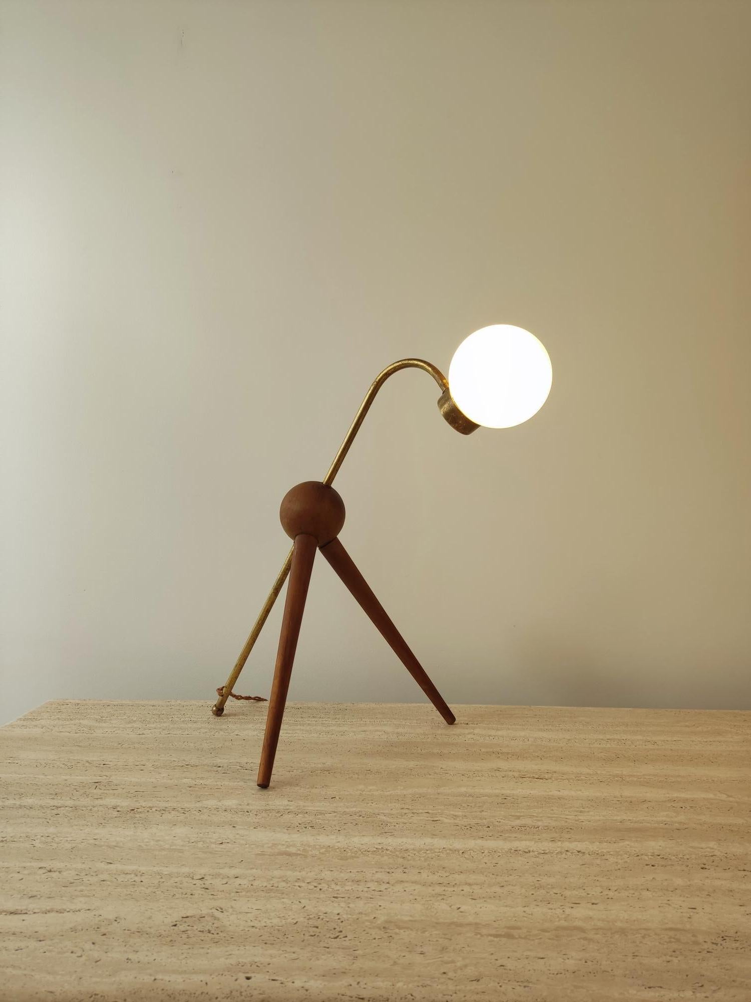 vintage and sculptural lamp - 1950s  6
