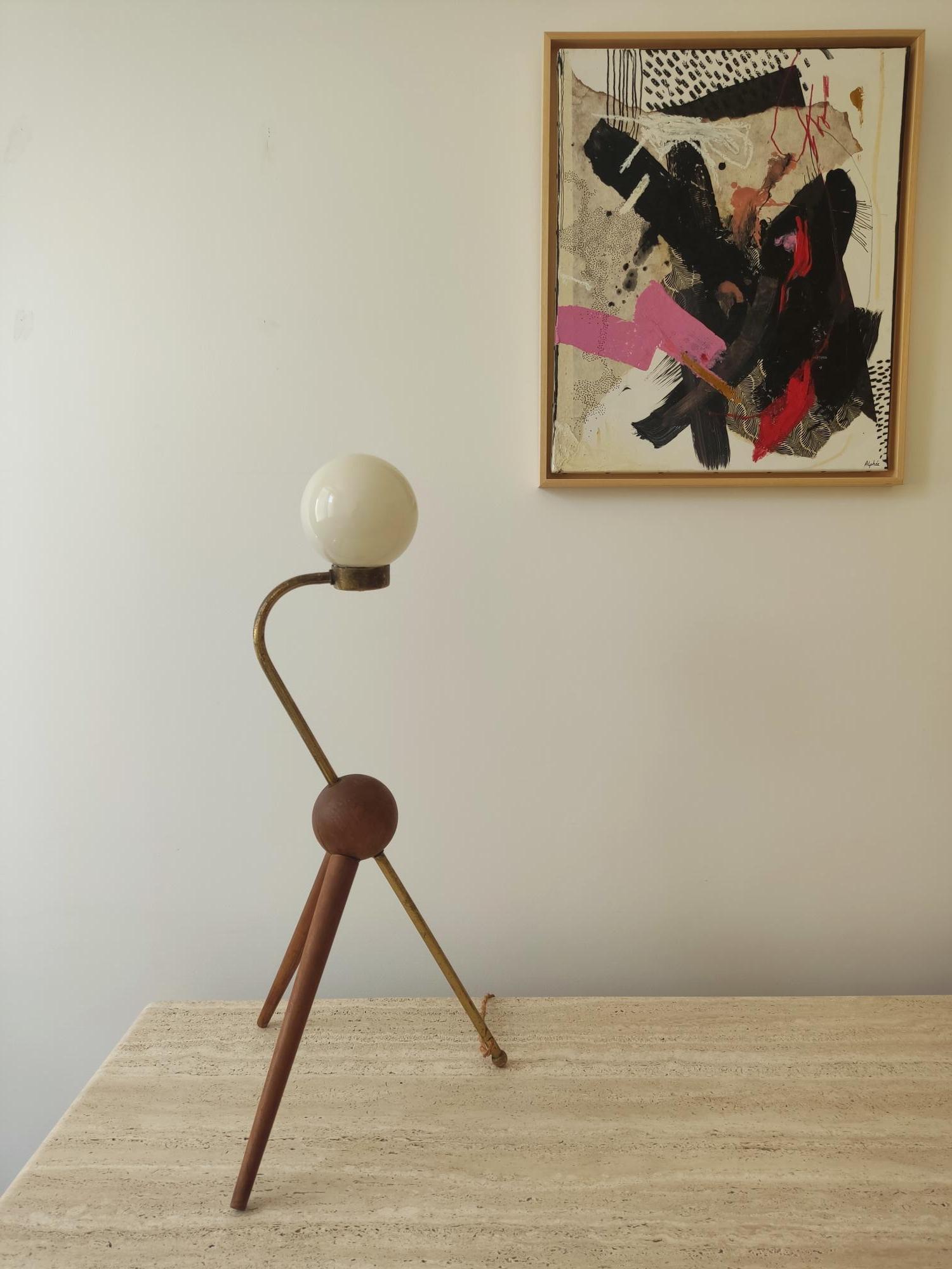 vintage and sculptural lamp - 1950s  1