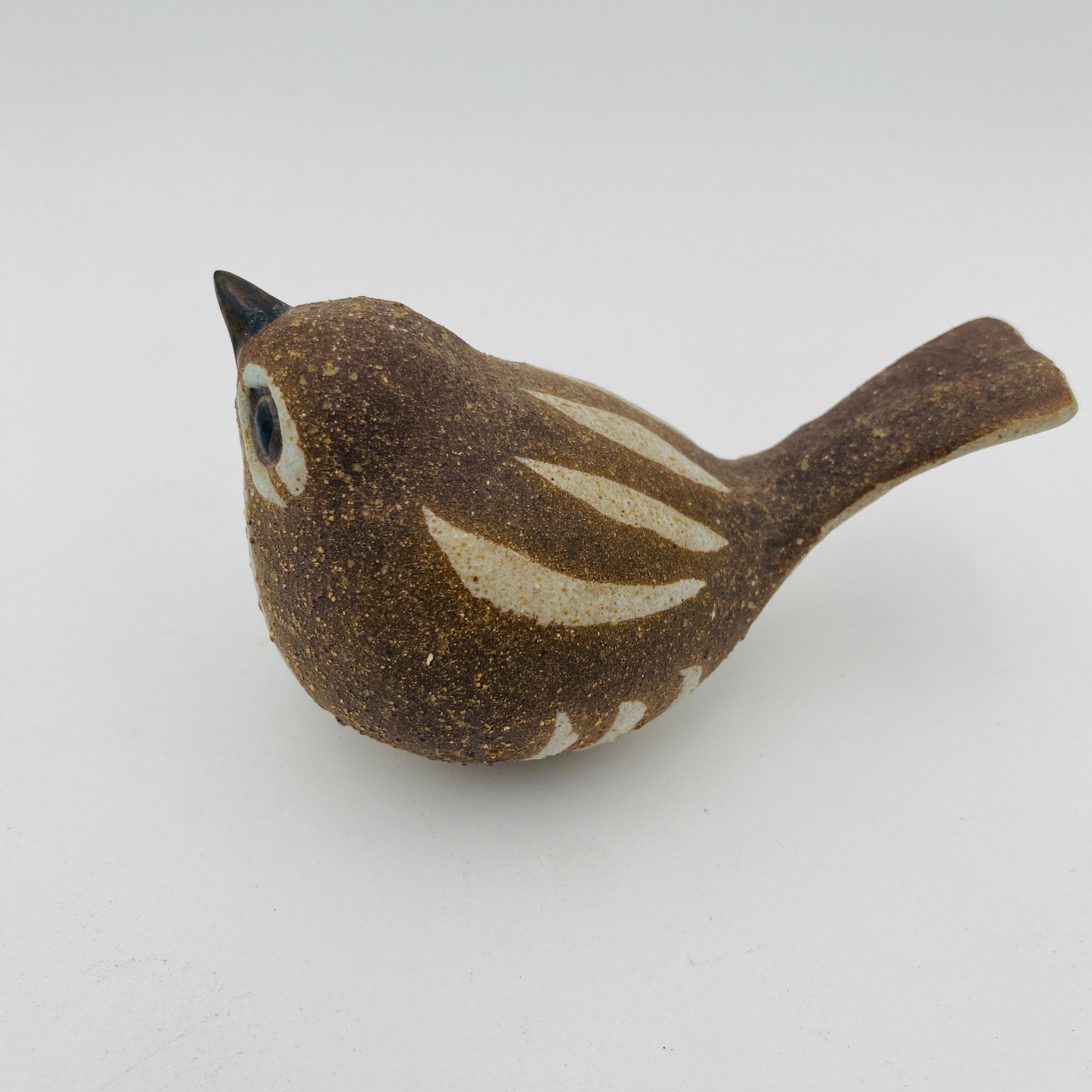 Hand-Crafted Vintage Andersen Design Studio Pottery Stoneware Bird