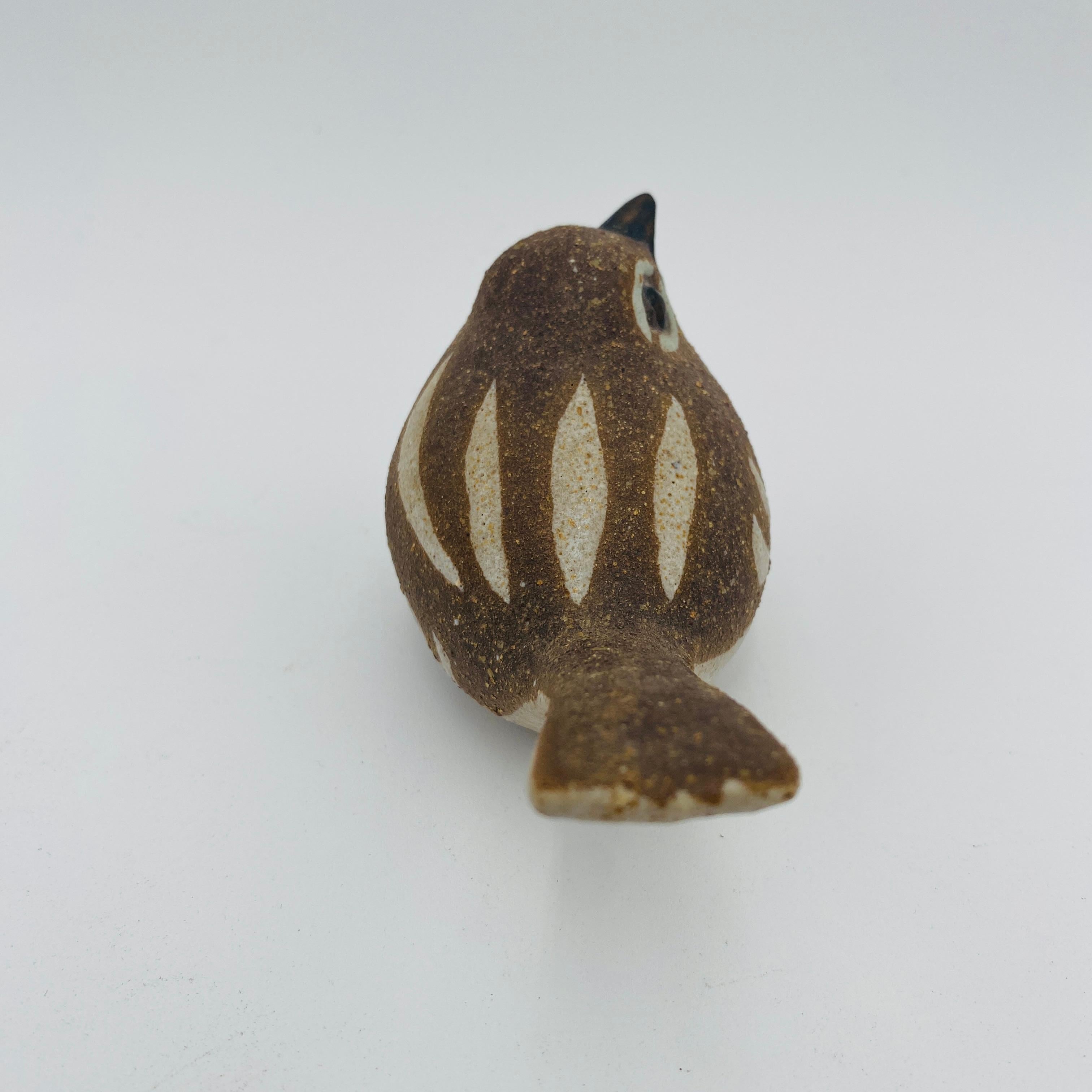 Vintage Andersen Design Studio Pottery Stoneware Bird In Good Condition In San Juan Capistrano, CA