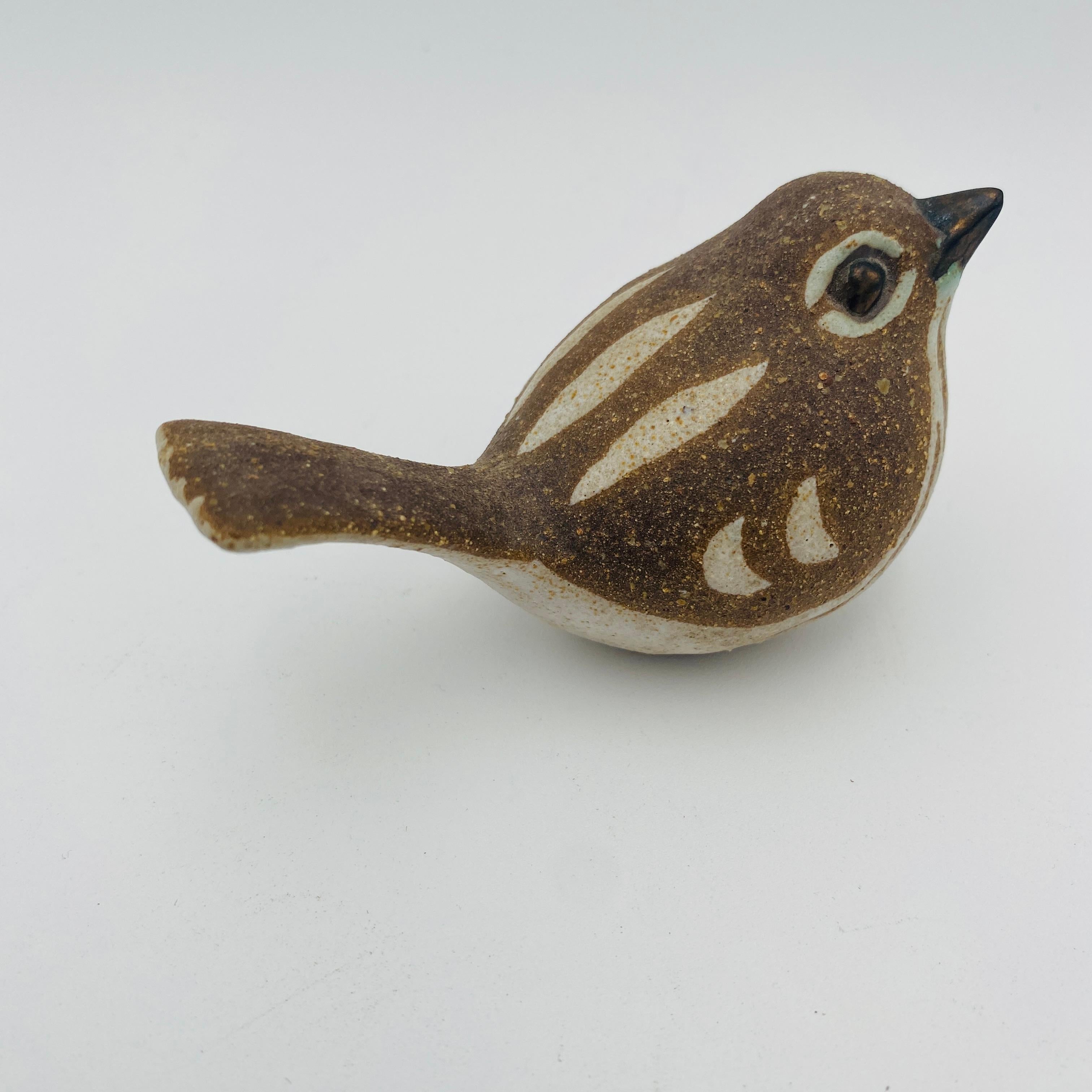 Late 20th Century Vintage Andersen Design Studio Pottery Stoneware Bird