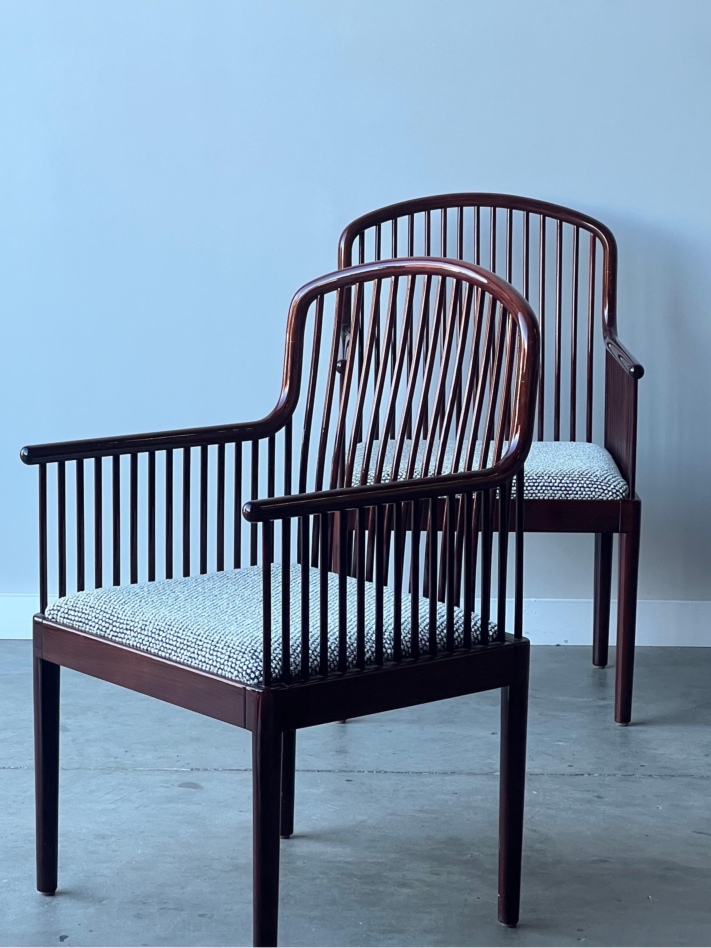 Vintage 'Andover' Sessel von Davis Allen für Stendig - Vierer-Set  (Stoff) im Angebot