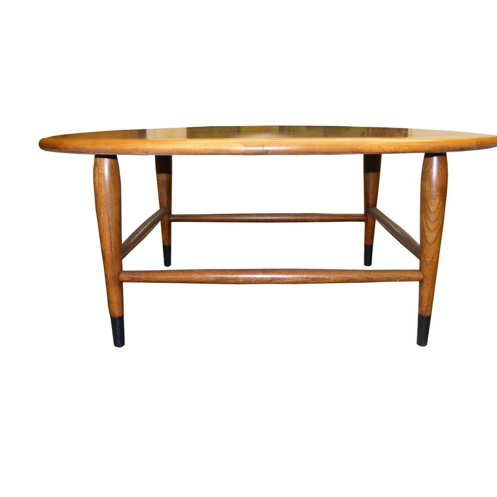 vintage lane round coffee table