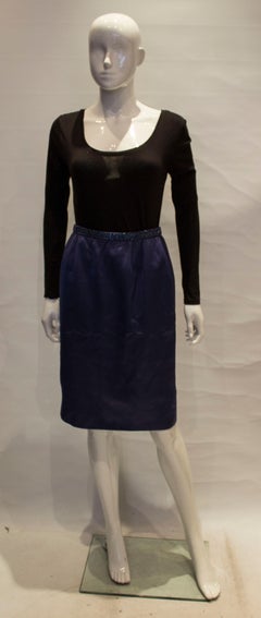 Vintage Andre Laug Silk Skirt