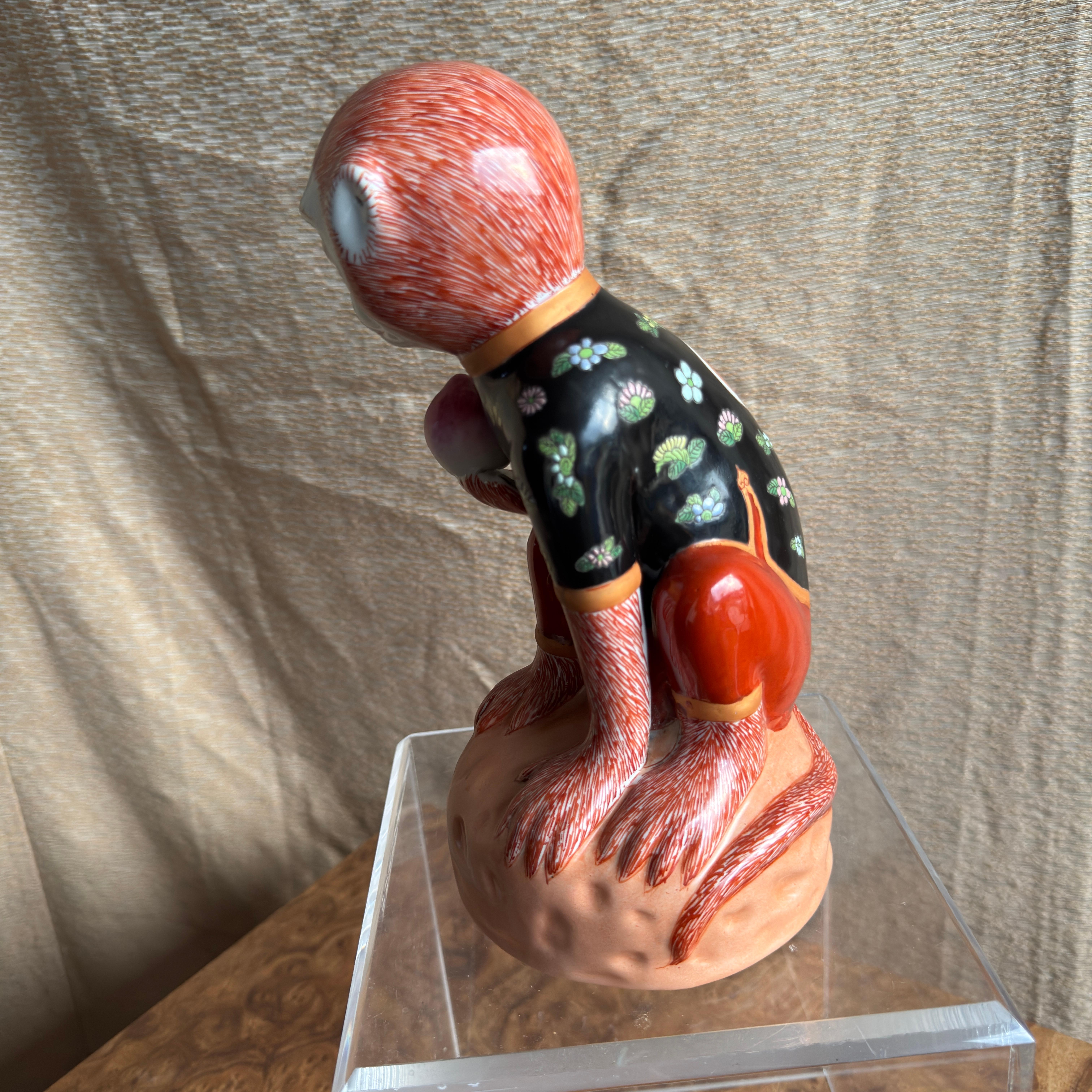 Cinese Statua in ceramica d'epoca Andrea sadek money and ball in vendita